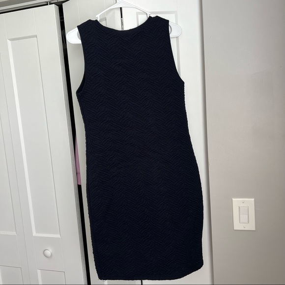 Catherine Malandrino Navy Quilted Dress, worn a few times - Picture 3 of 4